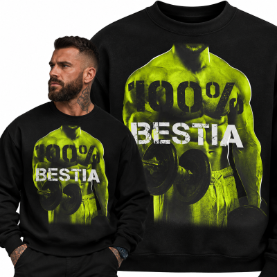BLUZA  NA SIŁOWNIĘ  100 BESTIA
